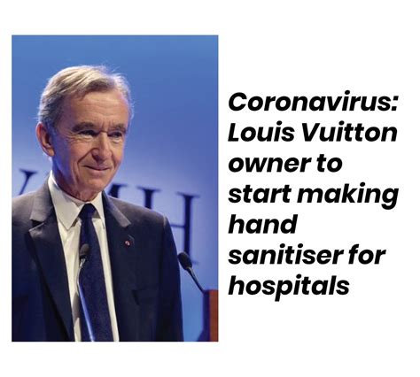 lv hand sanitizer|Coronavirus: Louis Vuitton owner to start making hand sanitiser.